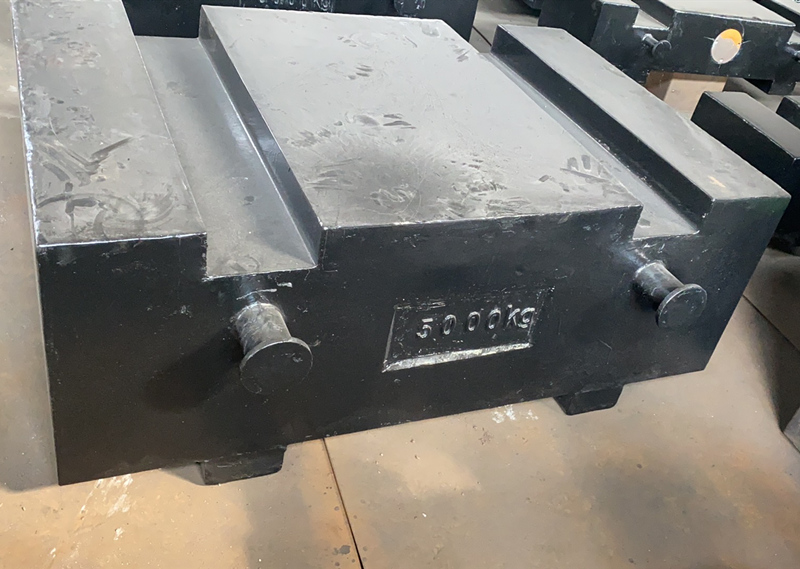 懷化鋼包鐵砝碼5噸2噸批發 特種設備檢驗1T平板方型標準砝碼