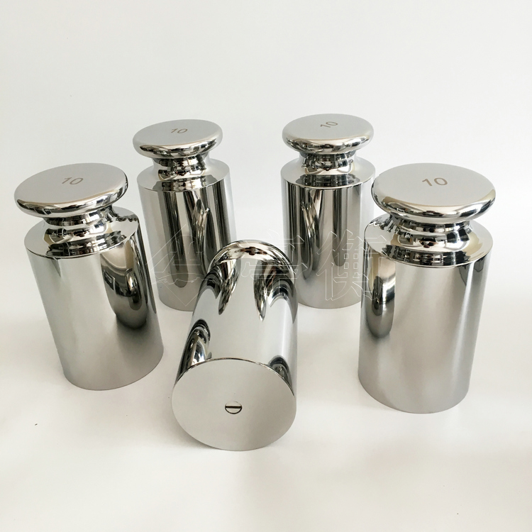 不锈钢镀铬砝码m1级10kg电镀砝码