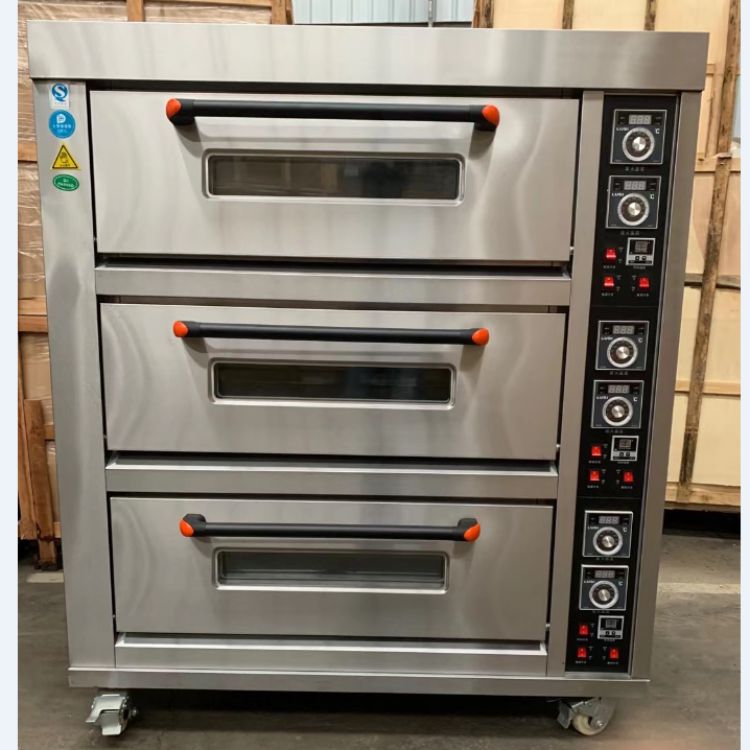 特锐德多功能不锈钢饭店专用烤箱商用煤气烤箱双层面包烤箱tg35