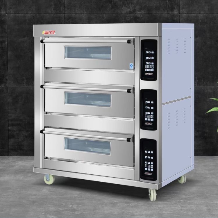 特锐德多功能不锈钢自动恒温烤箱饭店专用烤箱三层面包烤箱tg35