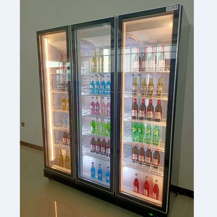 特锐德 多功能 展示柜厂家 三门饮料柜 智能透明展示柜 tg2