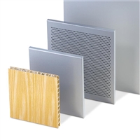宁夏铝蜂窝板供应 铝合金蜂窝复合板 三层夹芯铝蜂窝板