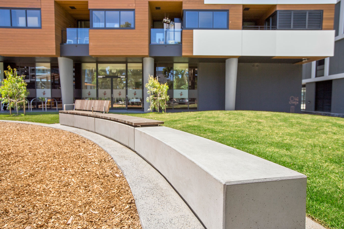 清水混凝土坐凳水泥制品景观家具