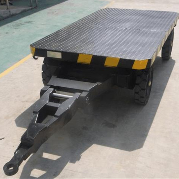 全挂式平板拖车8米全挂拖车10米拖挂车制造价位山东骄之力