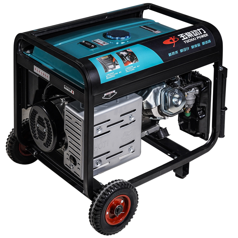 玉柴5kw汽油发电机220v家用小型36810kw千瓦单相三相380v户外