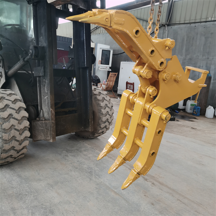 徐工75挖机夹子挖掘机抓木器抓钢抓铁废料夹子生产定制尺寸吻合