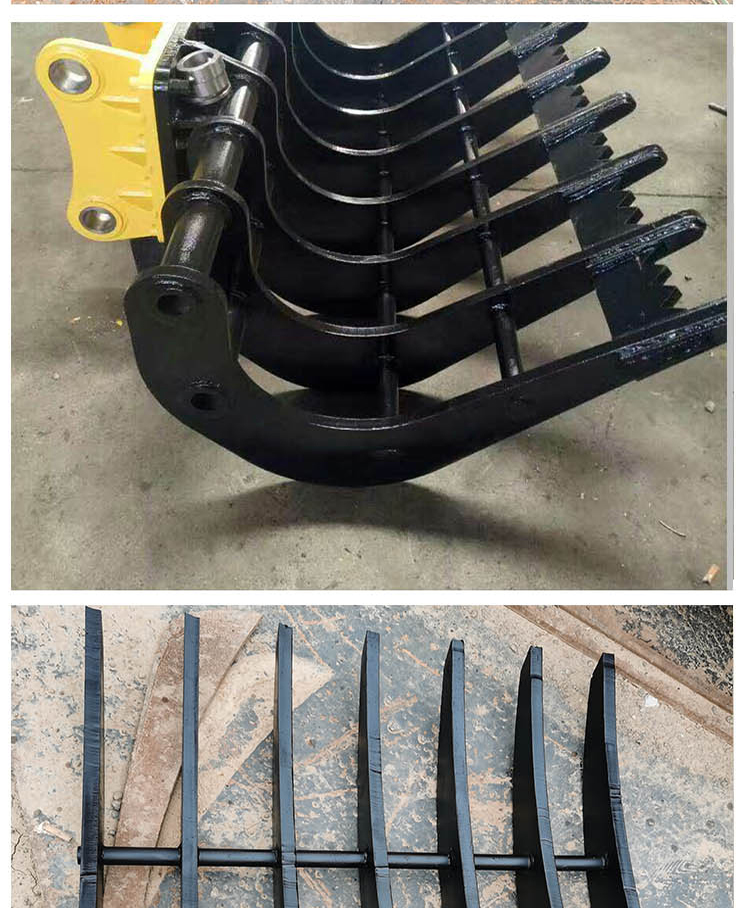 挖机园林耙75挖掘机锄草翻地耙60挖掘机山药耙海孝机械厂家