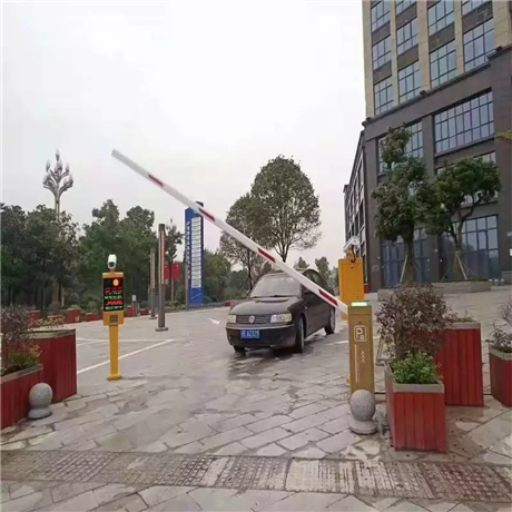 聊城車牌識別自動桿商場廣告道閘停車場起落桿