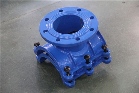 开孔专用法兰分水三通马鞍三通p400200江皓三通法兰分水卡子