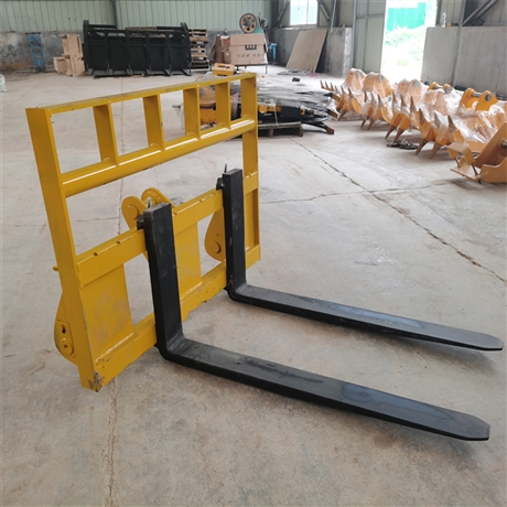 铲车配石材叉厂家四驱越野叉子装载机改装托叉装载机改装货场货叉装载
