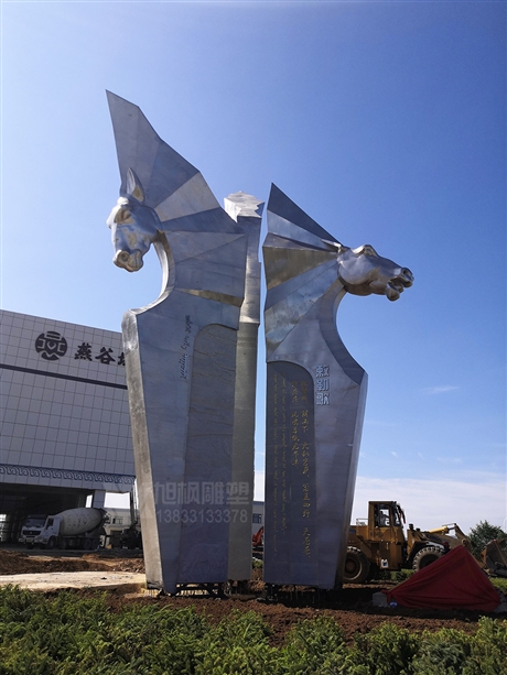 不锈钢大型雕塑  规格定制