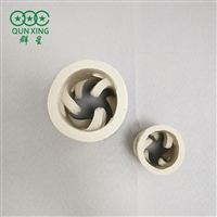 萍乡群星 陶瓷鲍尔环填料 化工填料 冷却塔吸收塔填料鲍尔环 污水处理填料