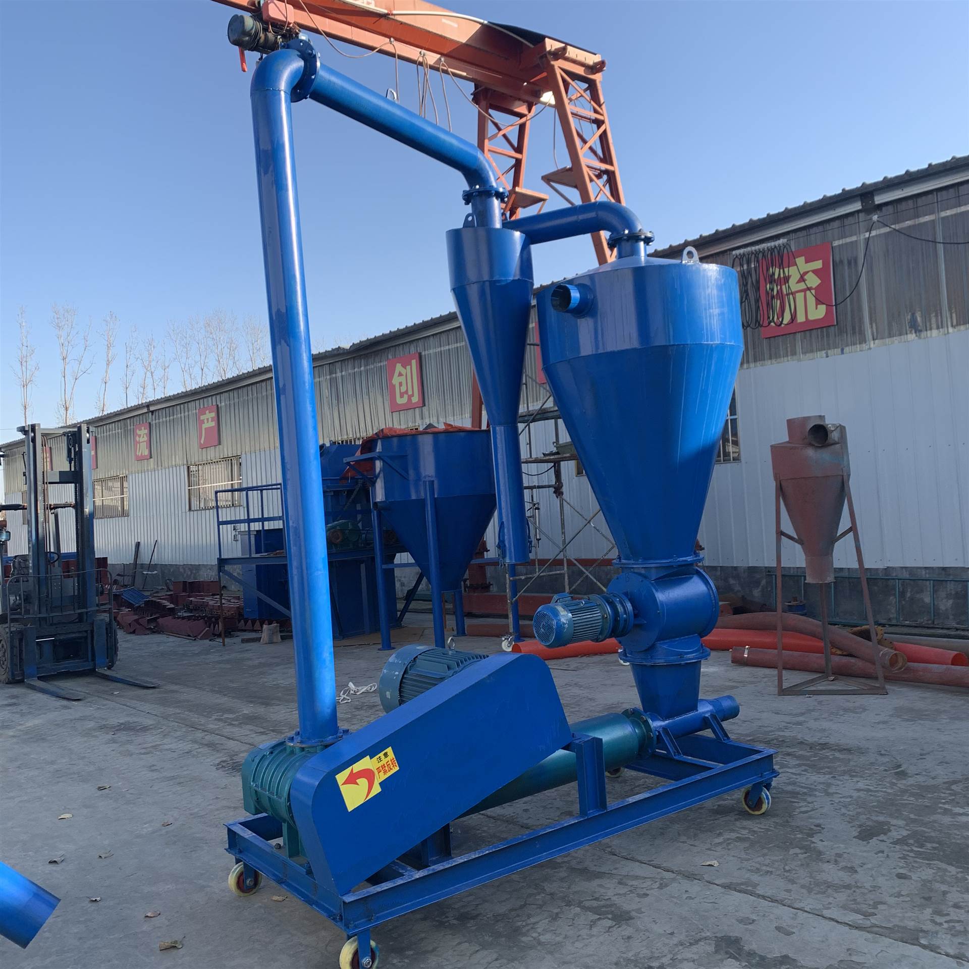 粮食入仓气力输送吸粮机 吸送式颗粒料抽送机