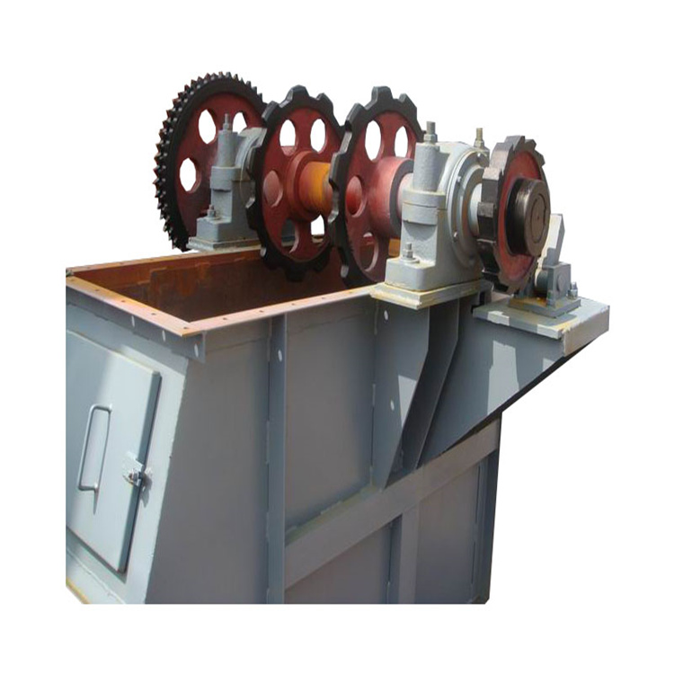 骄阳 耐火材料厂板链斗式提升机_ne50水泥罐用斗式提升机_现场调试