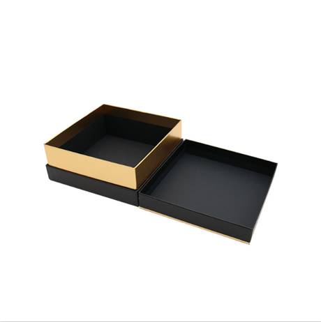 定制黑色天地盖礼盒精美简约首饰盒伴手礼包装盒