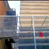 高空坠物护网 北京楼体防护装置 边坡隔离网 钢结防盗网