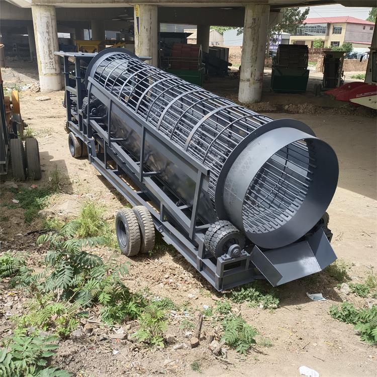 滚筒筛分机 无轴筛沙机 矿山大型无轴滚筒筛设备