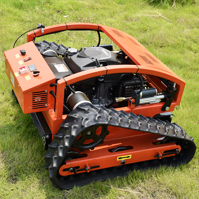 草坡开荒履带式割草除草机 多功能田园管理机 汽油割草机 昱金旺