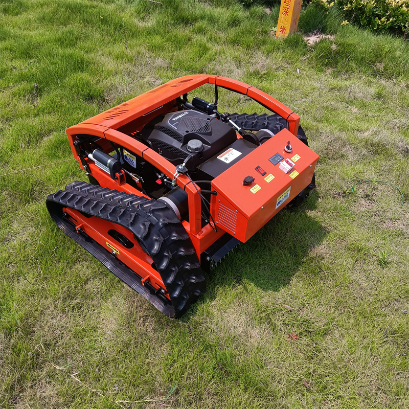 菜园小型除草机 自走式草坪除草机 智能遥控割草机 昱金旺牌