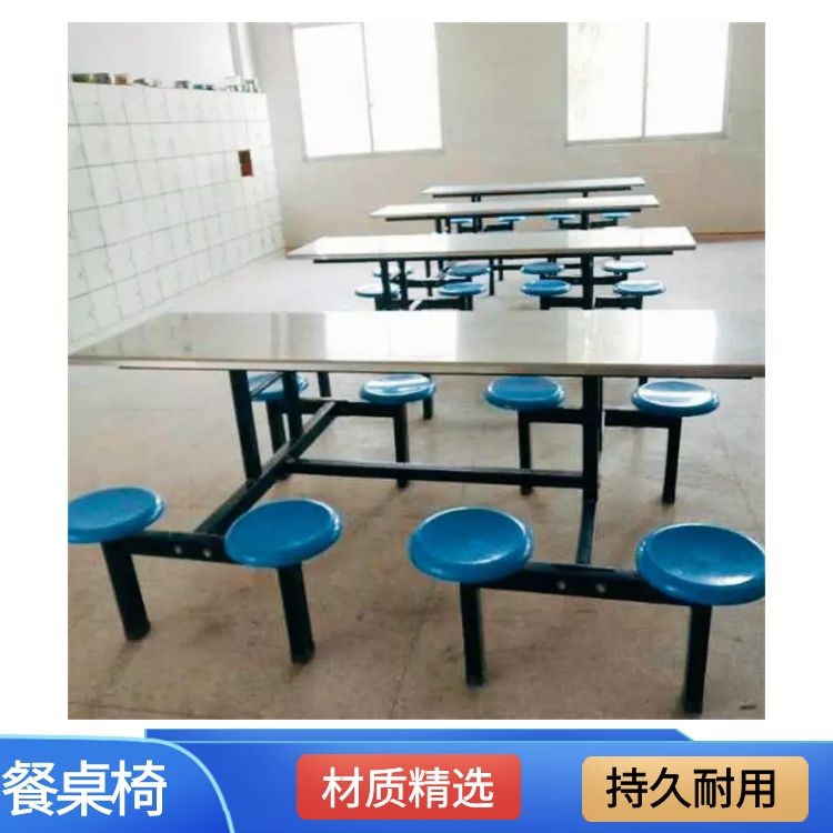 杰顺食堂餐桌椅生产价格 学校餐桌椅 铁架餐桌椅 河北厂家批发