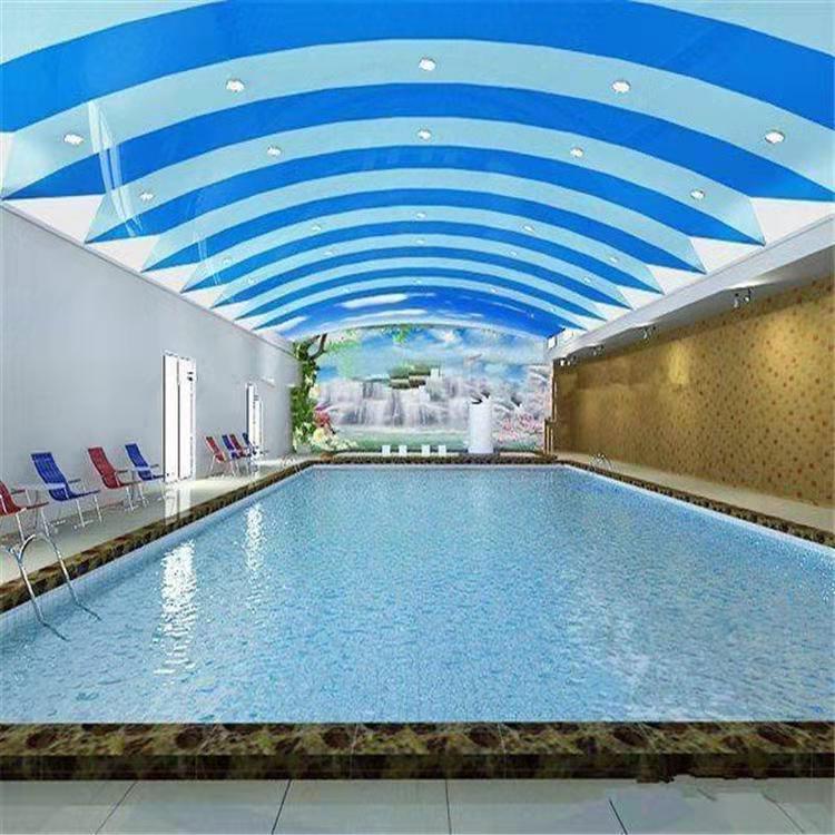 聊城游泳馆软膜天花吊顶透光软膜天花安装