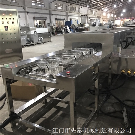 不锈钢网筛清洗机 漏勺超声波自动除蜡清洗线