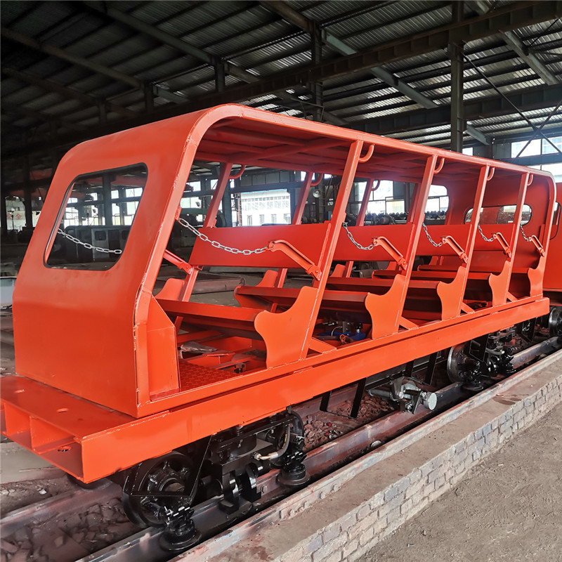 华矿出售卡轨人车防跑车卡轨人车斜井运输用rkq1566卡轨人车