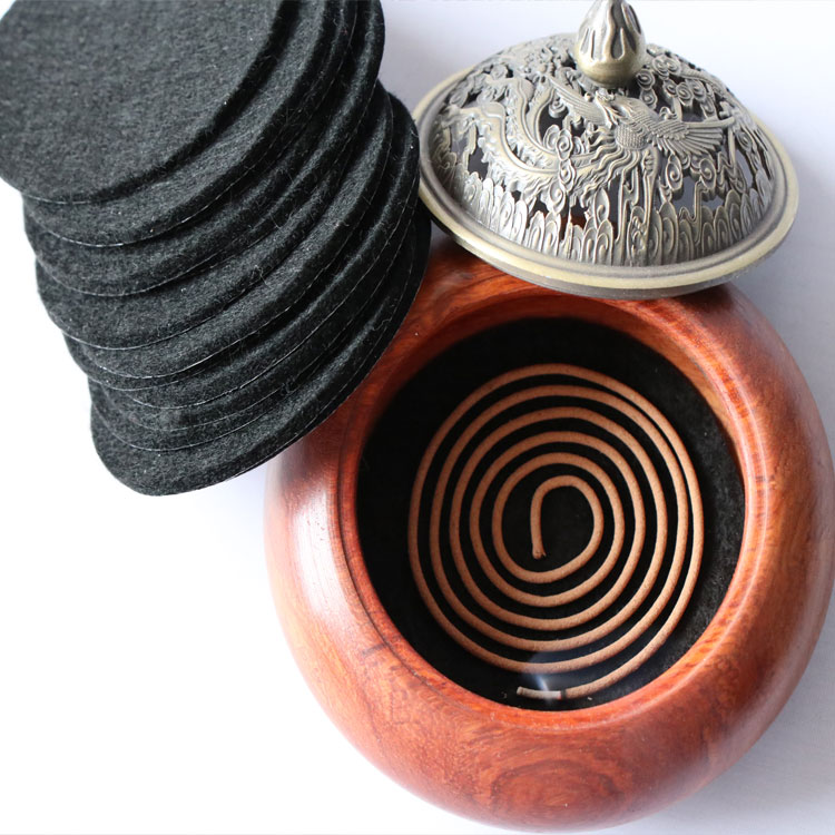 防火棉香炉垫阻燃垫圆形正长方形耐高温隔热垫片加厚