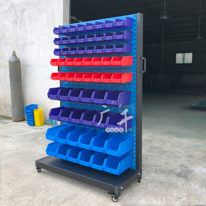 单面移动螺丝架零件盒收纳架