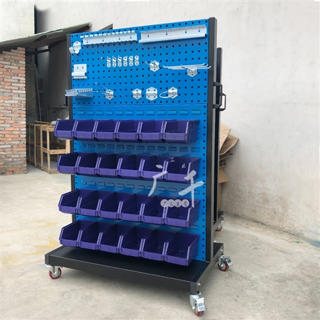 方孔挂板五金工具挂钩货架置物架螺丝架多功能货架移动螺丝展示架