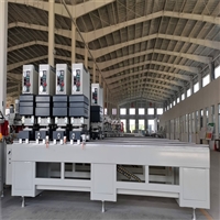 加工断桥铝门窗设备 塑钢门窗机器 四位双面无缝焊接机