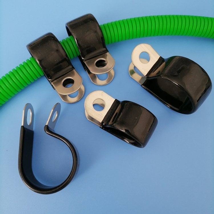 r型浸胶卡箍20mm汽车单管夹片