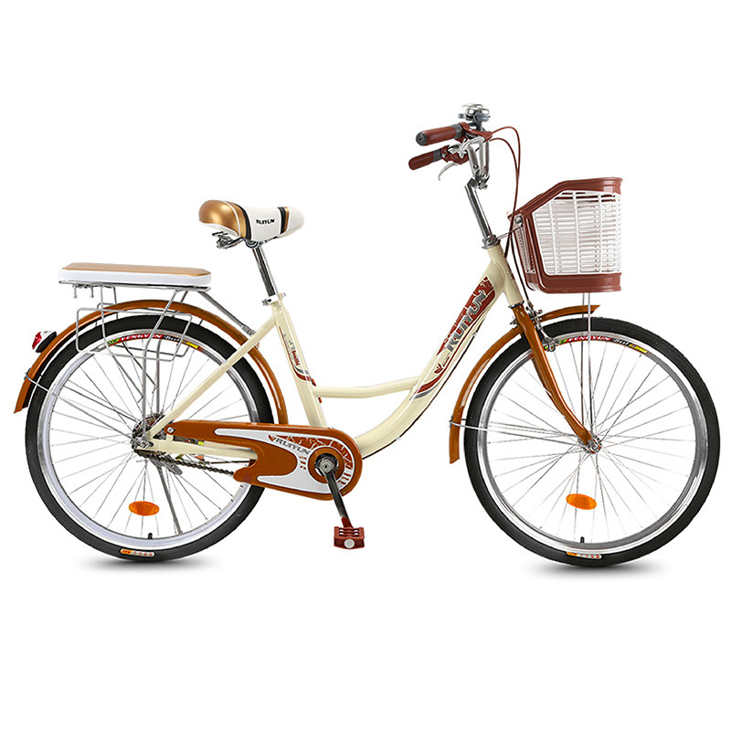 自行车女轻便上班成年普通男女式学生女士成人通勤车淑女单车复古