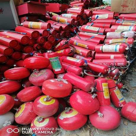 阳江市悬挂式灭火器回收高价回收二手灭火器