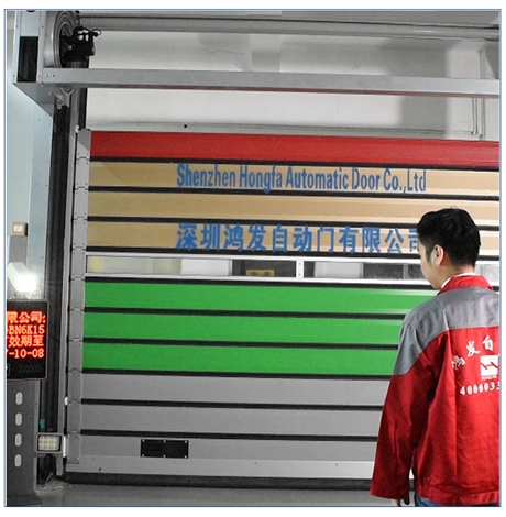 硬质快速门 江苏省物流仓储涡轮硬质门 车辆识别抗风自动门