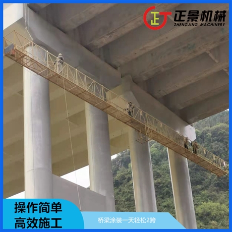 高铁桥墩吊篮安装制作图片