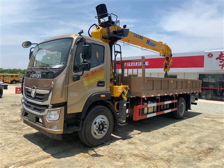 8吨随车吊 福田奥铃大黄蜂 徐工牌四节臂 货箱6.1米 二手自备吊