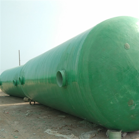 玻璃钢污水沉淀池可定做 一体化1立方玻璃钢化粪池 成品化粪池 小区农村