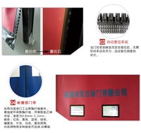 福州鸿发快速拉链门 医药厂PVC快速门 拉链式高速门厂家批发