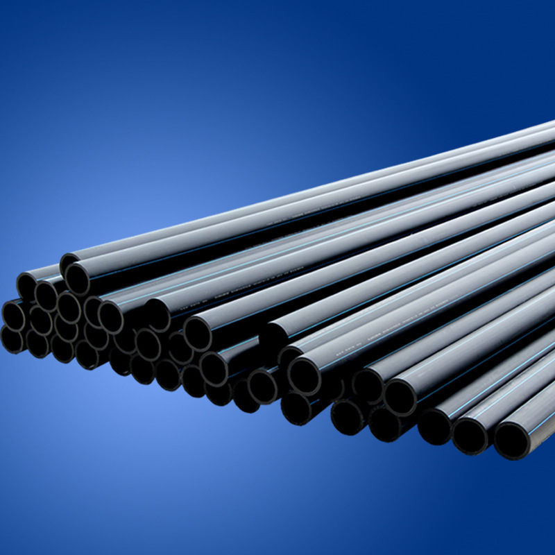 甘肃平凉联塑pe管pe水管pe管材农用灌溉给水管热熔自来水管厂家发货