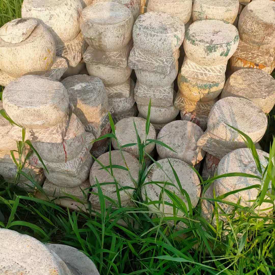 地主家的抱鼓石 老石墩老门槛老门枕石 汉白玉抱鼓石石墩