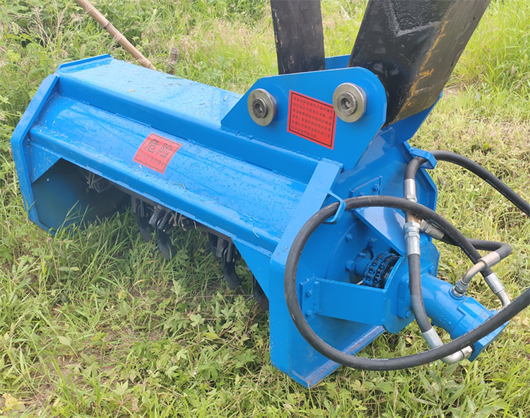 6吨挖机割草机120打草机200挖机草坪清理机河坡杂草清理设备