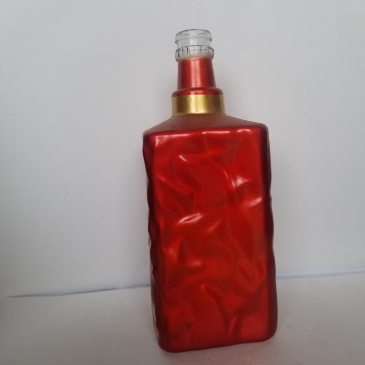 烤花玻璃酒瓶底价供应喷涂酒瓶价格实惠