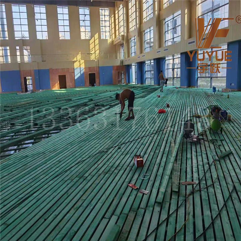 广东河源运动木地板 俄罗斯枫木篮球馆地板 厂家