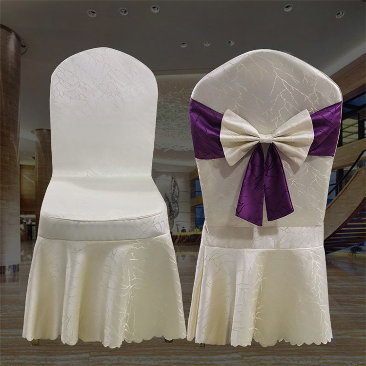 酒店椅子套罩婚庆专用椅套定做加厚桌布椅套批发青岛万千家具