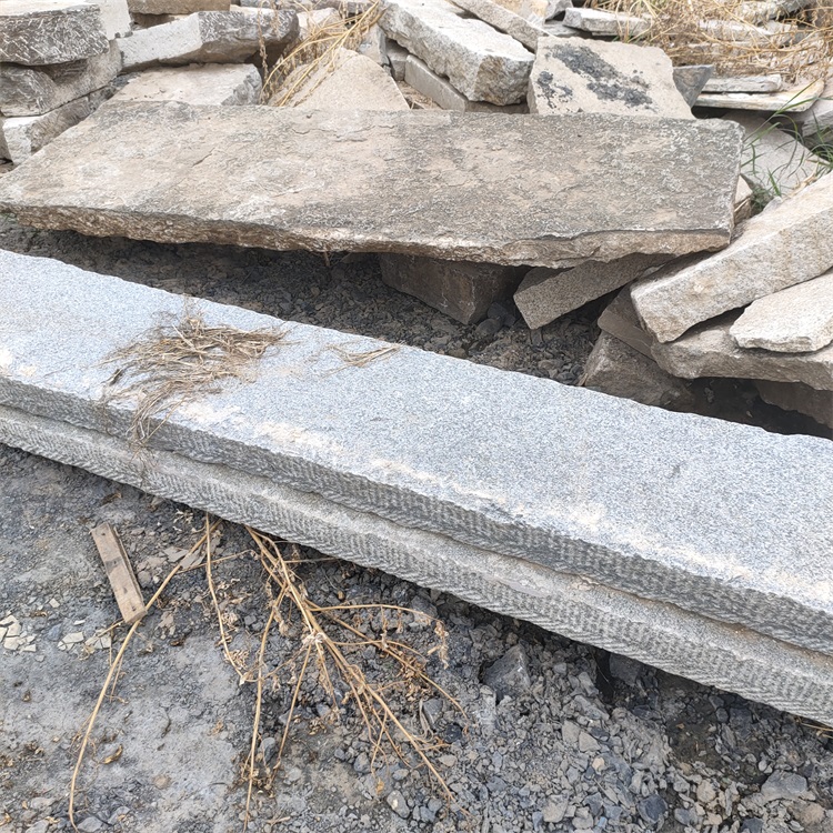青石脚踏老石板原石旧石板石板材花岗岩老石条