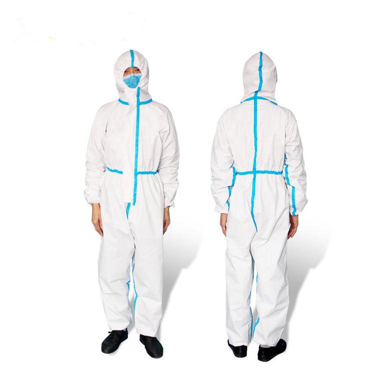 陕西一次性医用防护服带脚套厂家直发尺码全