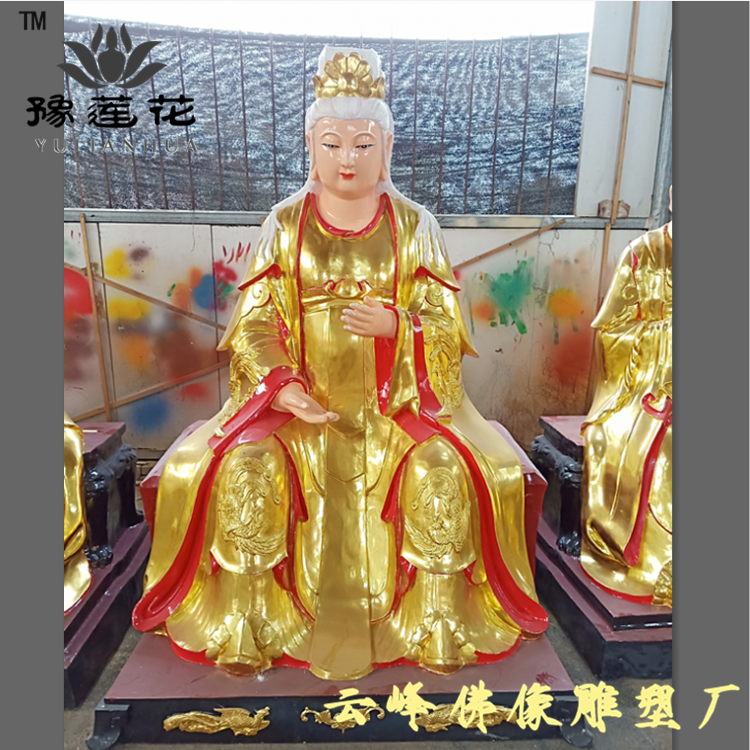 灵山老母的故事无极老母大地老母灵山老母大型雕塑批发