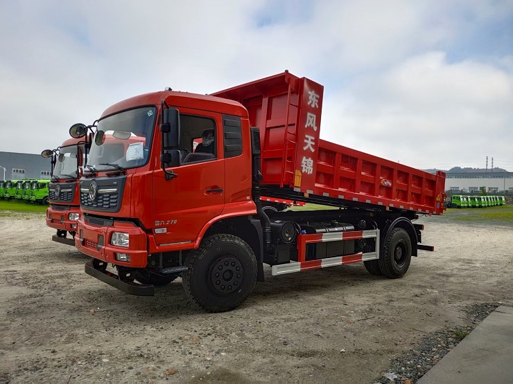 新款4x2东风天锦270自卸车国六报价
