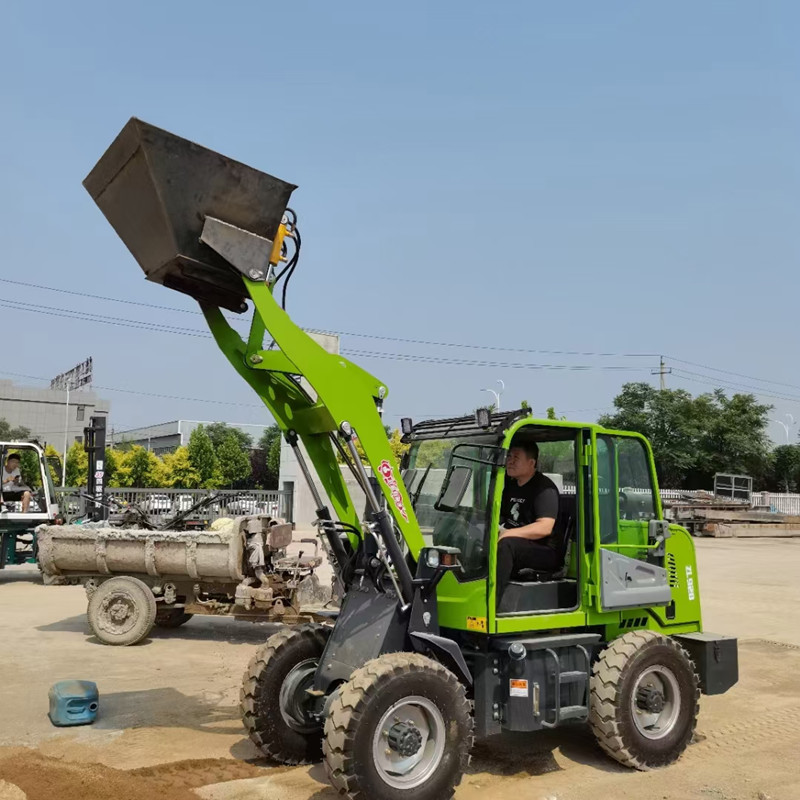 四驱柴油装载机 建筑工地工程小铲车 小型养殖场农用四轮铲车